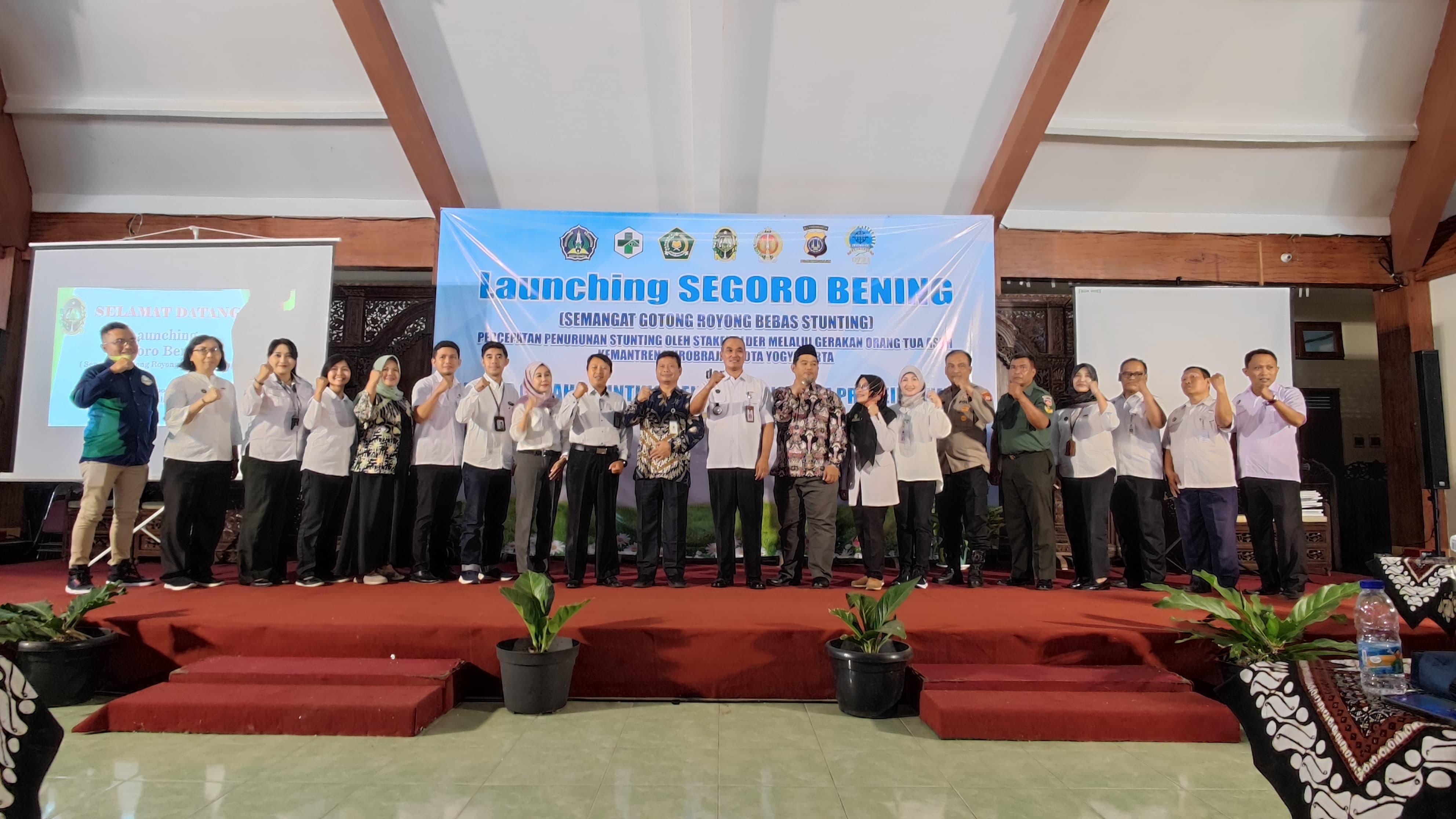 Launching SEGORO BENING (Semangat Gotong Royong Bebas Dari Stunting) di Kemantren Wirobrajan